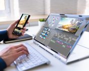 business owner creating a top digital marketing strategy with video, blog, and social media content